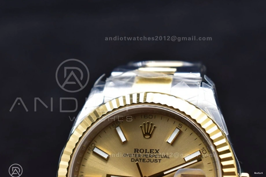 Edition Bracelet DateJust VSF 904L YG VS3235 Dial Best SS YG 41 126333 on 1:1 Oyster 1122